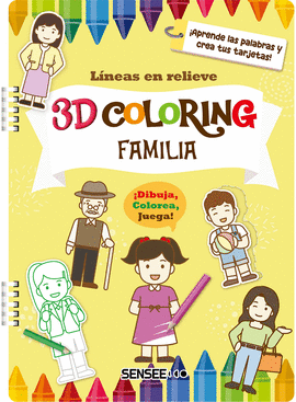 3D COLORING. FAMILIA