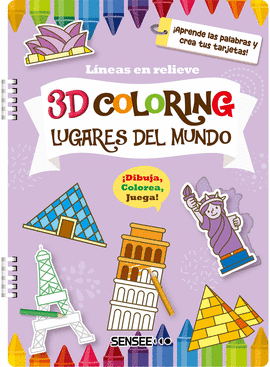 3D COLORING. LUGARES DEL MUNDO