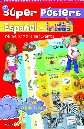 OFERTA. SUPER PSTERS ESPAOL-INGLS. MI MUNDO Y LA NATURALEZA