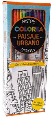 OFERTA. PAISAJE URBANO. COLOREA POSTERS GIGANTES