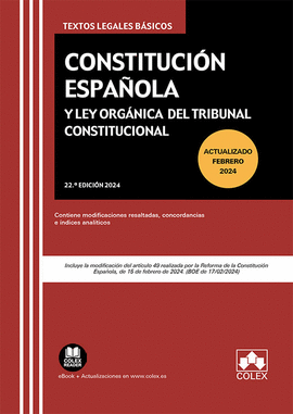 CONSTITUCIN ESPAOLA Y LEY ORGNICA DEL TRIBUNAL CONSTITUCIONAL