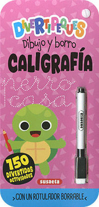 CALIGRAFIA. DIVERTIPEQUES. DIBUJO Y BORRO