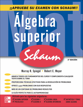 ALGEBRA SUPERIOR SCHAUM 3 EDICION